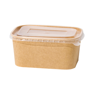 炊大皇一次性餐盒牛皮纸饭盒食品级打包盒上班带饭可微波炉加热