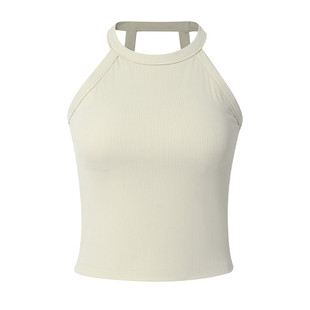 芮柯纳未LRECNAVA运动内衣女带胸垫美背外穿健身服普拉提瑜伽背心