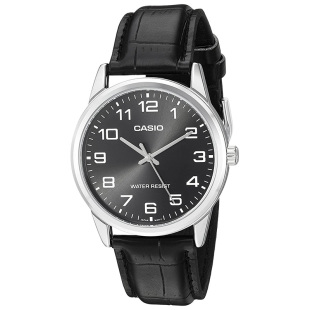 卡西欧手表男CASIO MTP-V001L-1B 商务休闲复古简约防水石英表