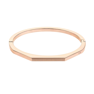 BANGLE - 2023 Calvin Klein Faceted 35000047 - CK玫瑰金手镯
