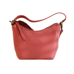 葱木 小众包植鞣皮女包羊皮包 通勤手提包小拎包元宝包单肩斜挎包