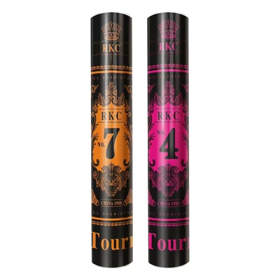 正品官方RKC羽毛球7号4/5号/6号耐打飞行稳定训练专业比赛12只装