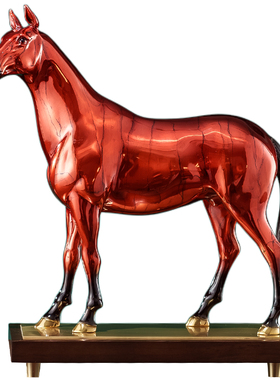 一马当先铜马摆件乔迁开业贺礼