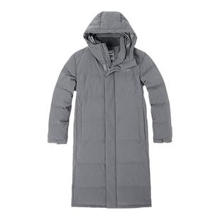 探路者长款羽绒服男秋冬户外运动防风保暖过膝加厚连帽外套女