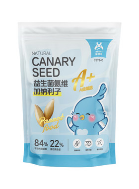 宠尚天鹦鹉零食加纳利子玄风虎皮牡丹中小型鹦鹉鸟粮白尖食物鸟食