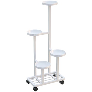 花架子客厅落地式花架置物架阳台可移动室内多层铁艺植物架花盆架