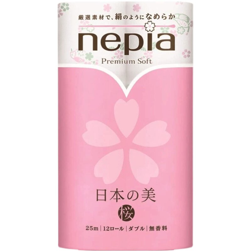 日本进口妮飘卫生纸冲水即溶厕纸