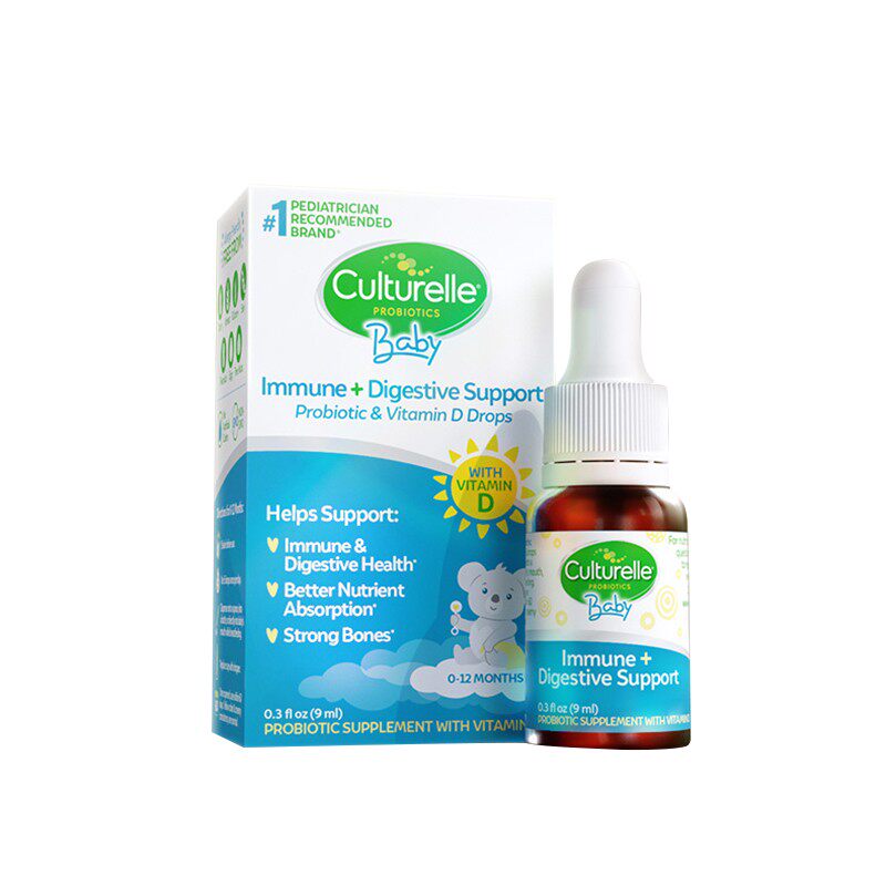 【强健骨质VD】culturelle康萃乐婴幼儿VD成长益生菌0-1岁养胃9ml