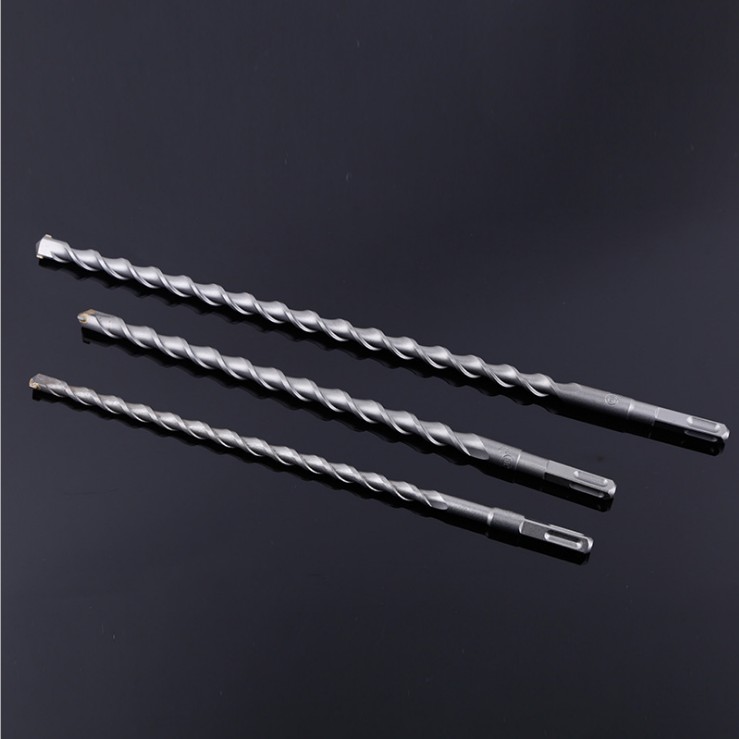 方柄钻头扁钻电镐头混凝土打孔钻头圆柄电锤钻冲击钻头10-12-14-1