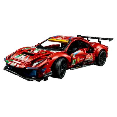 机械组法拉利488跑车积木拼装模型男孩女生玩具适用乐高品质礼物