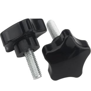 梅花手柄螺丝 五星型胶木手拧螺栓星形螺钉机械带手柄把手M6M8M10