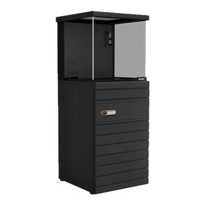 莱易欧荣格意式极简金晶底滤鱼缸