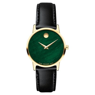 博物馆石英Movado/摩凡陀小绿表
