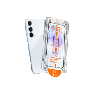 适用三星a55钢化膜a54/a53/a52/a51/a71/a25秒贴无尘仓a13/a14自动贴膜a40s/s23fe全屏手机膜a33a15玻璃贴膜