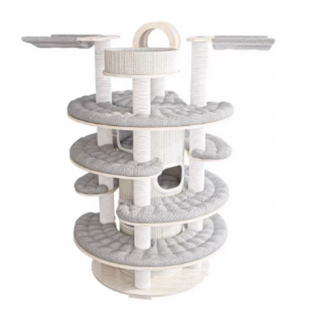 蜜罐猫 猫爬架猫窝猫树一体 整套棉窝配件