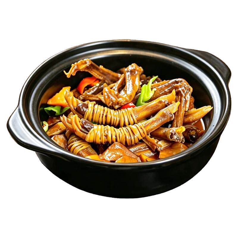 安徽鸭脚包 宣城特产水阳三宝腊鸭翅 包鸭肠鸭心 非即食鸭掌腌爪