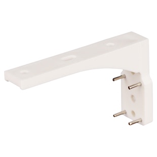 带孔底托一字隔板置物架免打孔画托书架平拖无痕钉墙上画框固定