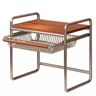 中古微波炉置物架子厨房台面抽屉式烤箱收纳家用多功能电饭煲支架