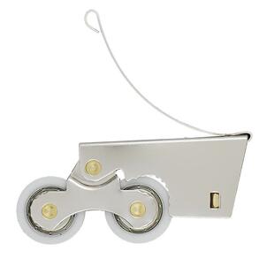 衣柜推拉门滑轮上轮下轮橱柜玻璃移门轨道滚轮轴承双凸轮凹槽轮子