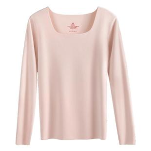 无痕保暖内衣女加厚加绒德修身内搭上衣打底衫秋衣秋裤套装秋冬季