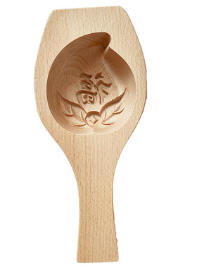 木质加深凹底馒头豆沙包月饼