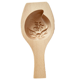 木质加深凹底寿桃馒头豆沙包子模子糕点饼印面食品烘培模具福禄寿