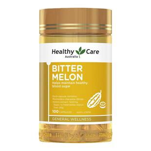Healthy Care苦瓜素精华胶囊植物萃取辅助平衡血糖清热消暑100粒