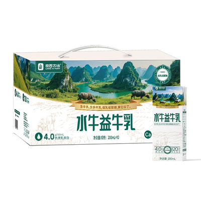 良西农场水牛益牛乳200ml*10盒