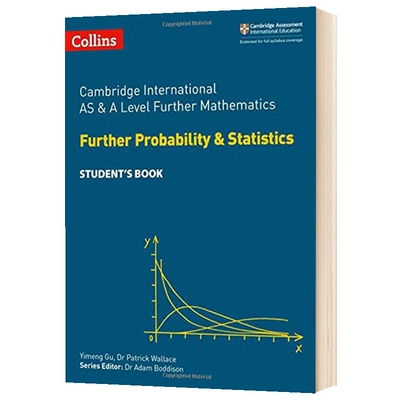 Collins AS and A Level Further Mathematics Probability and Statistics 英文原版 柯林斯出版剑桥国际进阶数学统计学 大学教材