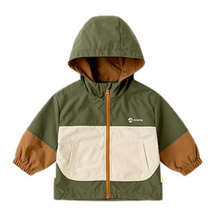 【小软壳】嘟嘟家宝宝山系梭织外套春秋季儿童上衣春装男童连帽衫