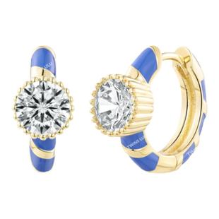 TWINS LULU气质高级感小众独特设计感镶钻耳环TSL825