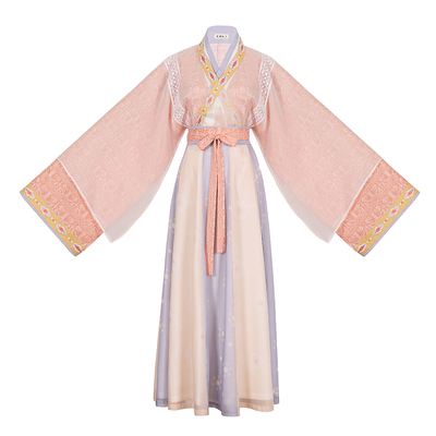 晋襦半袖襦12破交窬裙春夏汉服