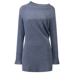 VIKTORIACHAN25/26秋冬成衣系列新品 堆叠领口落肩羊毛长袖毛衣