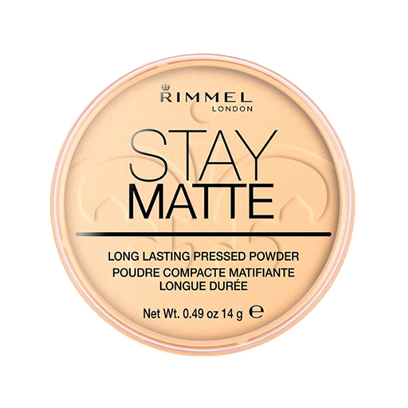 现货英国芮谜Rimmel Stay Matte哑光控油定妆蜜粉饼14g平价包邮