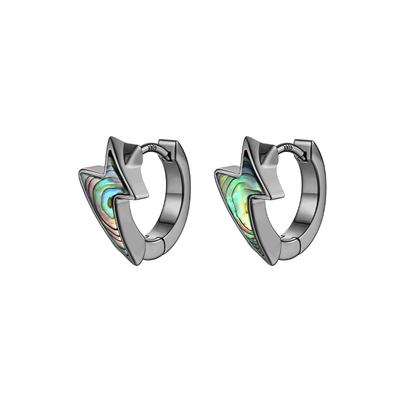 sinceyou幻彩耳环男纯银