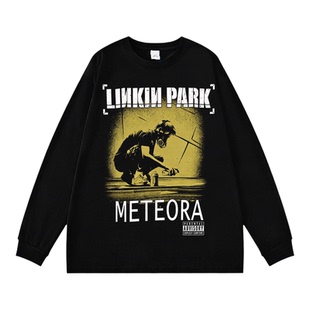 林肯公园linkin park乐队摇滚印花纯棉男女T恤长袖上衣打底衫春秋
