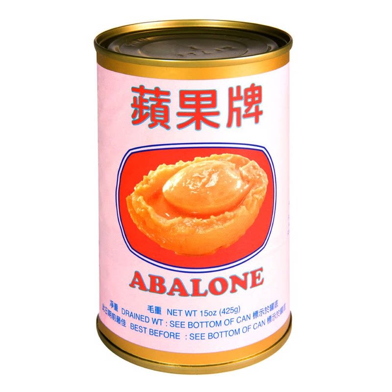 苹果鲍鱼净重150g特技清汤鲍鱼海味珍馐即开即食胶原蛋白滋补进口