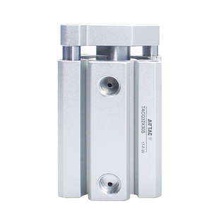 亚德客带导杆超薄气缸TACQ12-16-20-25-30-40-50-63S带磁不带磁