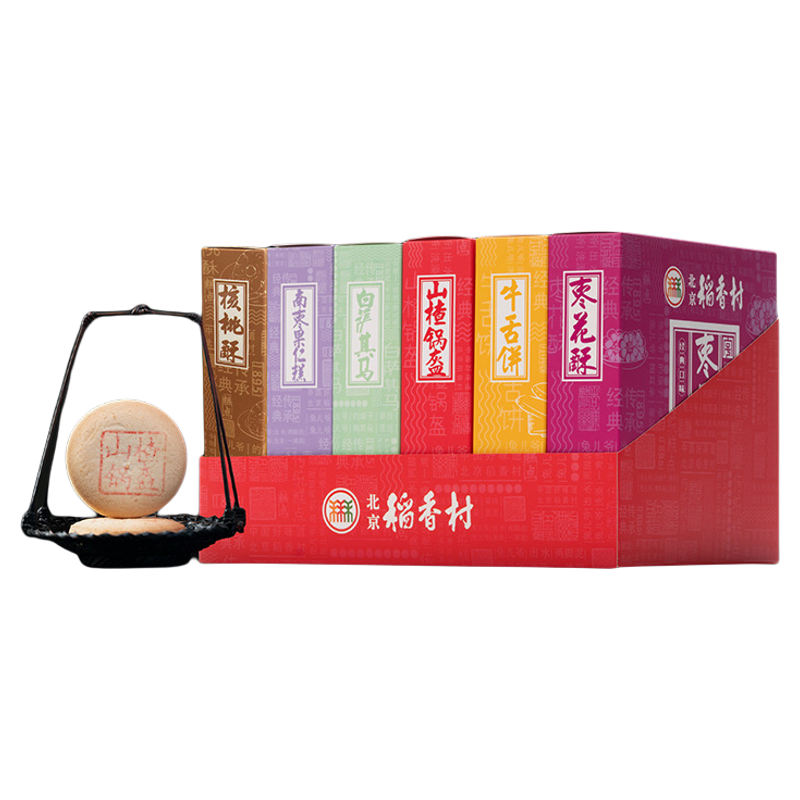 三禾北京稻香村礼盒牛舌饼