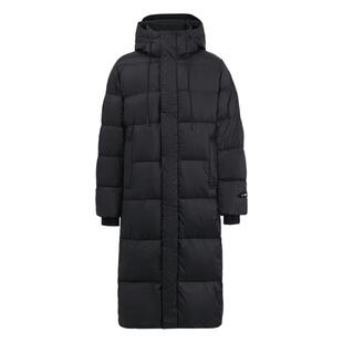 美特斯邦威鹅绒服男女同款冬季新款轻薄长款保暖加厚羽绒服外套男