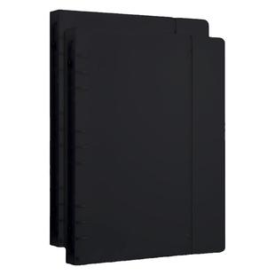 简约活页本外壳b5a5活页夹 26孔9孔20孔可拆卸笔记本子活页夹线圈可拆卸外壳笔记本透明收纳大容量硬壳本子