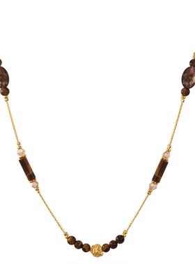 JAY美式复古毛衣链挂绳挂件