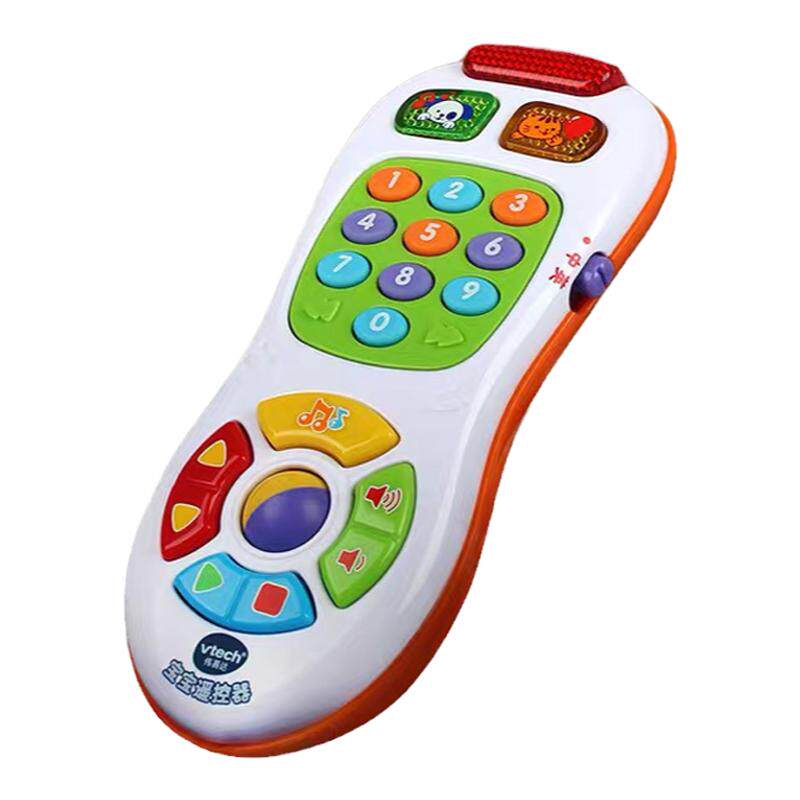 Vtech包邮6个月电话宝宝遥控器婴儿早教益智仿真手机双语发声音乐