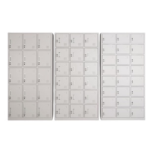 钢制加厚更衣柜 员工铁皮储物柜带锁寄存柜资料文件柜洗浴换衣柜