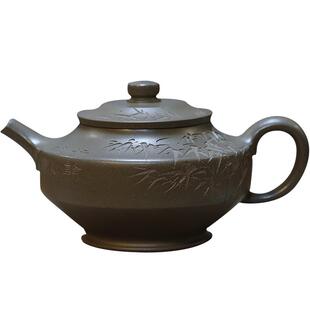 高汉君/周盘原矿青灰泥助工孔静纯全手工正宗宜兴紫砂壶家用品茗