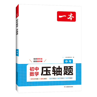 一本初中数学压轴题专项训练