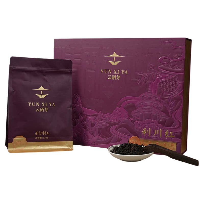 云硒芽利川红茶礼盒富硒认证茶叶
