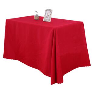 定制广告会议桌布印刷logo地摊红色台布活动展会长方形桌罩套印字