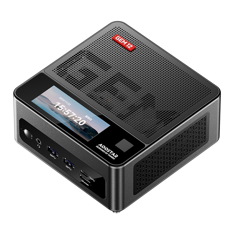 天钡AOOSTAR GEM12+迷你主机AMD Pro8845HS小电脑8845HSMINIPC台式机独立OCUlink