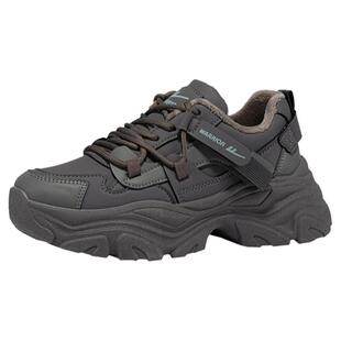 回力老爹鞋女2025新款冬季厚底休闲鞋女士加绒保暖运动棉鞋子女款